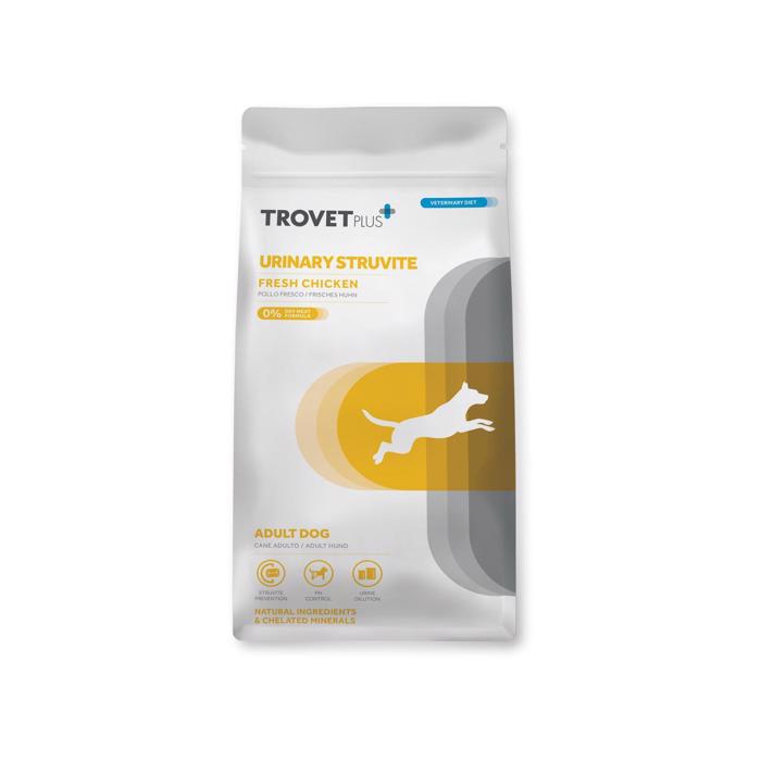 TROVET PLUS KLINIKI XIRA TROFI SKuLOu ADULT DOG URINARY STRUVITE FRESH CHICKEN 10kg